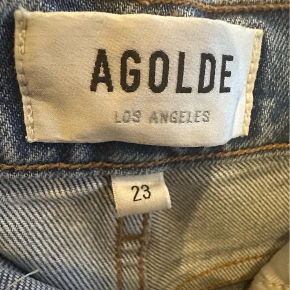 AGOLDE Riley Cropped Jeans - Picture 5 of 8